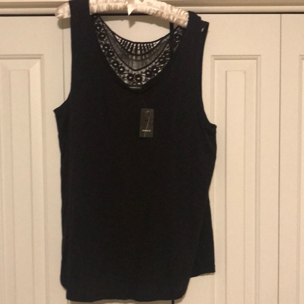 Black tank top